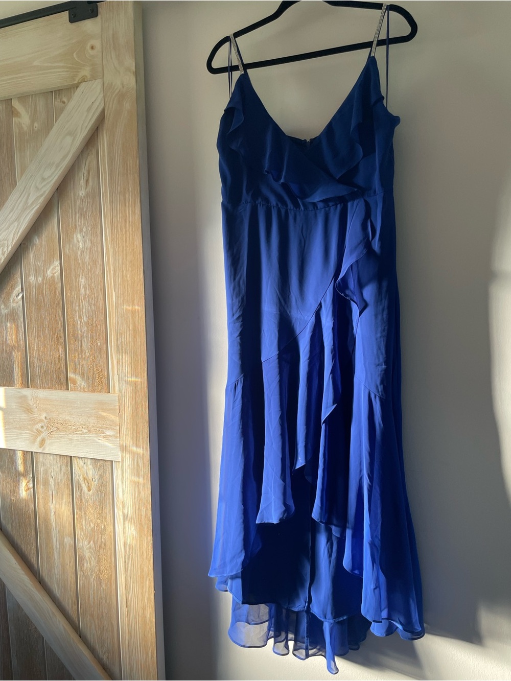 Royal Blue Ruffle Dress